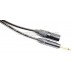 Cable Canare TS 1/4 (6.3 mm) a XLR Macho Neutrik en oro grado estudio de 70 m
